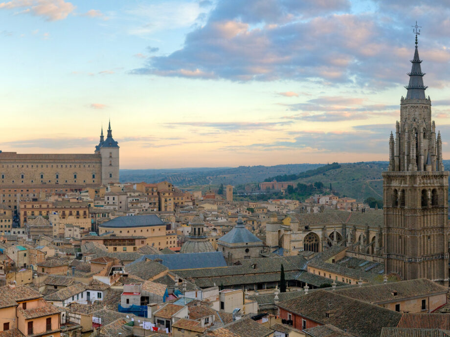Vista panorámica del casco histórico de Toledo