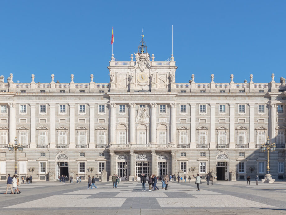 Fachada del Palacio Real de Madrid